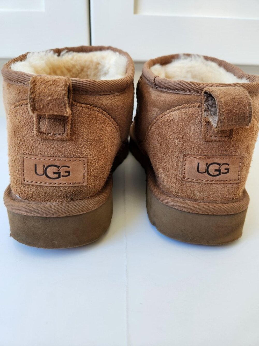 UGG Classic Ultra Mini Ankle Boots Chestnut Comfy Cozy Cabincore Casual Camping - Picture 4 of 11